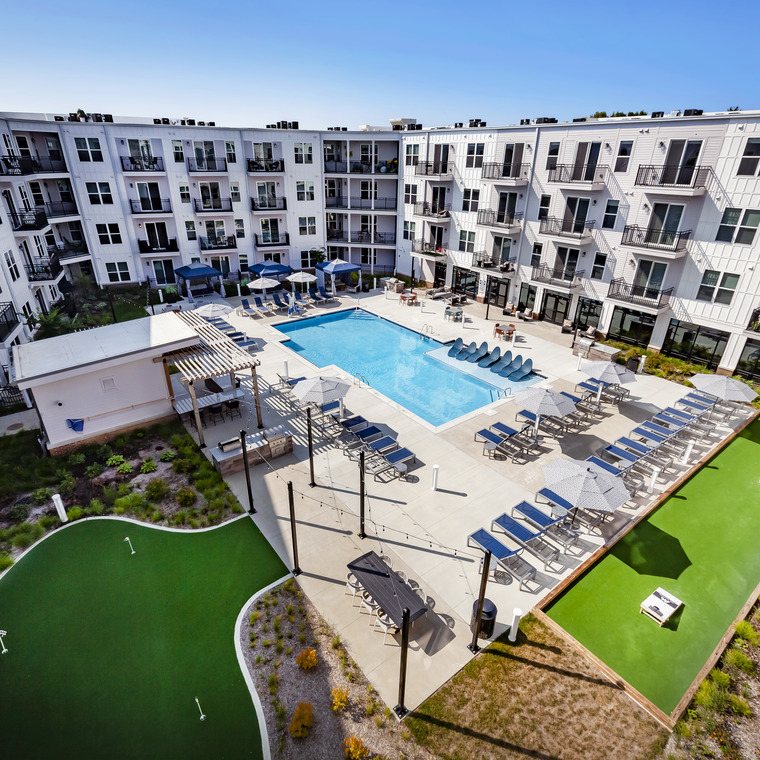 Swimming Pool and Courtyard